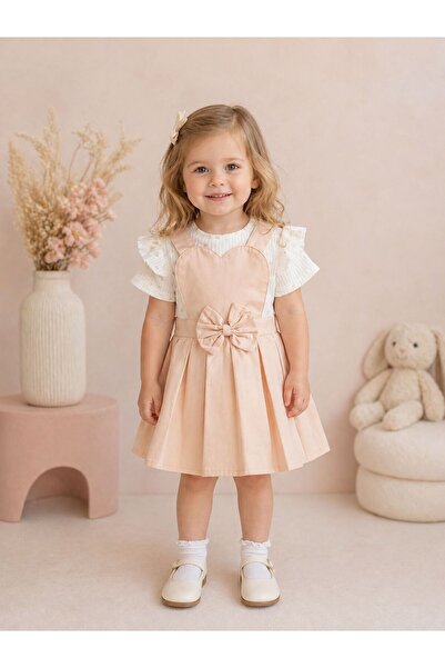 Size Kids Κοριτσίστικο μπλουζάκι με βολάν στα μανίκια και λεπτομέρεια καρδιάς...