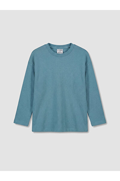 LC Waikiki Tricou de băieți cu guler rotund și croială lejeră