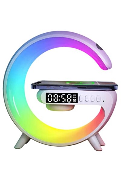 dalimag Ψηφιακό Ξυπνητήρι LED RGB με Ασύρματη Φόρτιση Qi