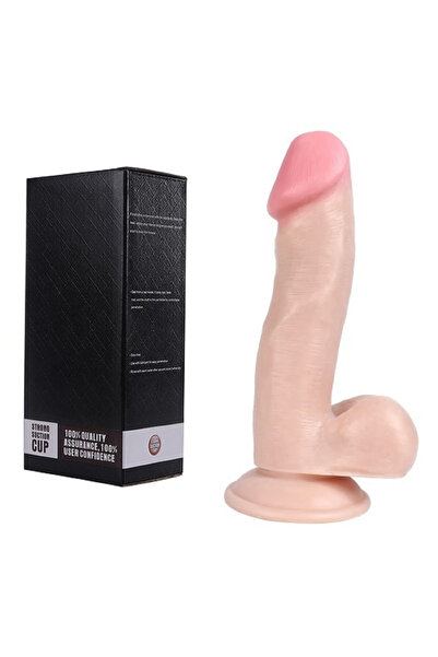 Xise 17 CM Vantuzlu Gerçekçi Realistik Penis Dildo