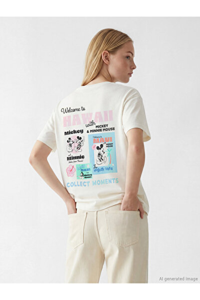 LC Waikiki Mickey Mouse Printed Women's T-Shirt