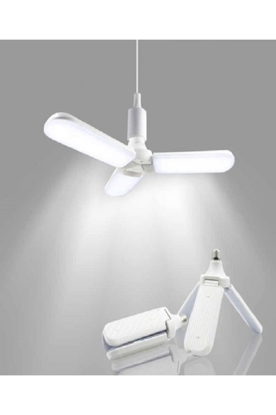 Marka Pervane Şeklinde Katlanabilir Ayarlanabilir 45w Beyaz Led Ampul E-27 Du...