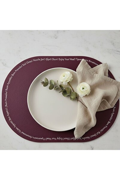 Grand Fine Art 2 τεμάχια Αμερικάνικου σερβιρίσματος από τεχνητό δέρμα - Εύκολ...