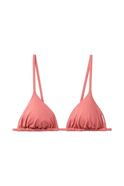 Calvin Klein Kadın Pembe Üçgen Bikini Üstü LV00Q62697