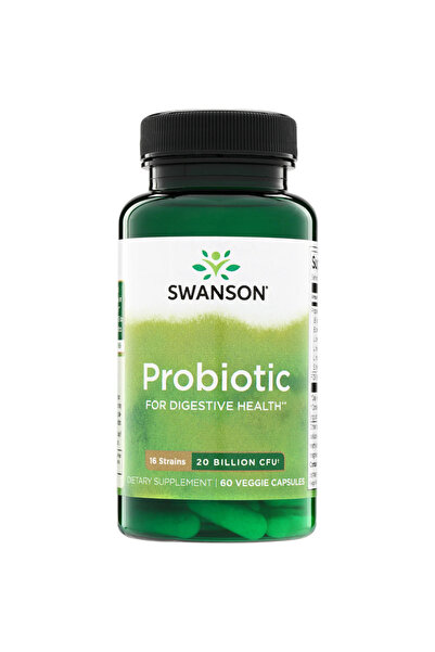 SWANSON Probiyotik 16 Suş 20 Milyar CFU 60 an Kapsül GIDA TAKVİYE