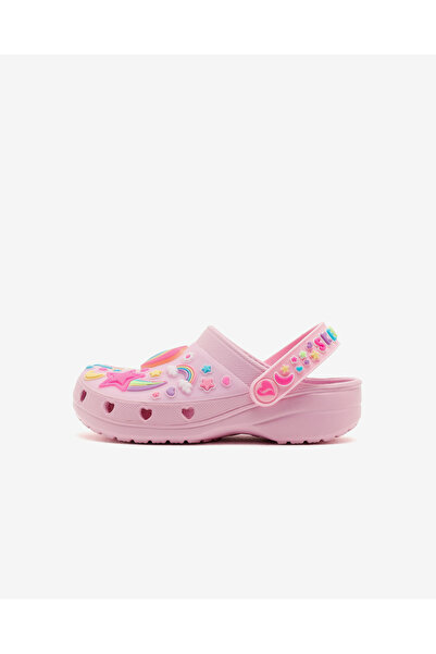 SKECHERS HEART CHARMER Küçük Kız Çocuk Pembe Işıklı Terlik 308406N LPMT