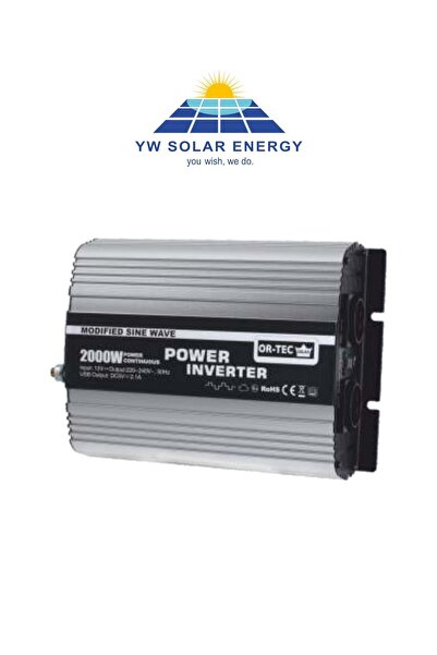 ORTEC YW SOLAR 12v2000w ms inverter