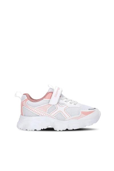 Slazenger FAST TRACK I Αθλητικά παπούτσια για κορίτσια με Velcro λευκά/ροζ γι...