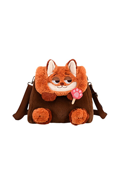 Bidani - Plush Crossbody Bag - Colorful