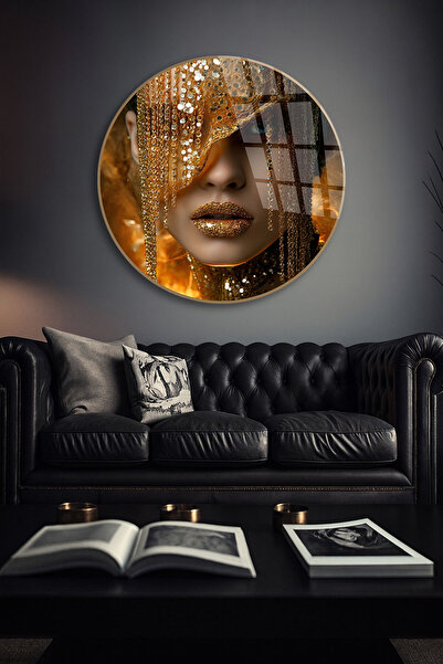 TAULART ΑΝΘΕΚΤΙΚΟ ΓΥΑΛΙΝΟ ΤΡΑΠΕΖΙ, ΜΟΝΤΕΡΝΗ ΔΙΑΚΟΣΜΗΣΗ ΤΟΙΧΟΥ, ΧΡΥΣΗ ΜΑΣΚΑ, Γ...