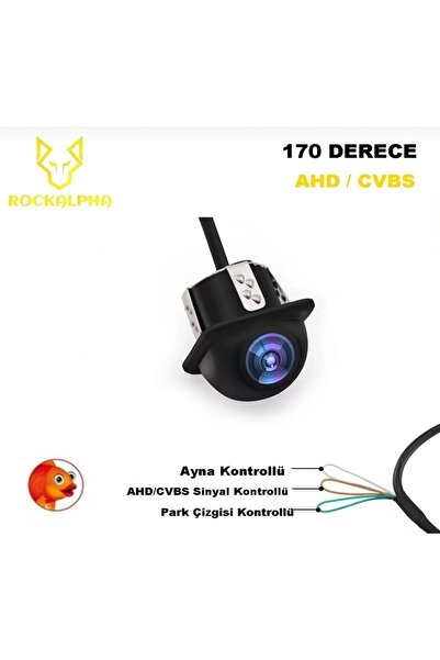 SAHLAN Rockalpha Balıkgözü Araba Arka Kamera Geniş Açı 170° Görüş Yardımcı Pa...
