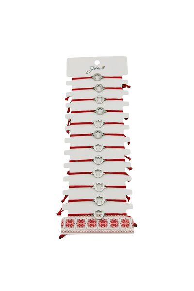 Vader Bratara Martisor pentru Dama, Jolie, Model Inger in Cerc, Set 12 bucati...