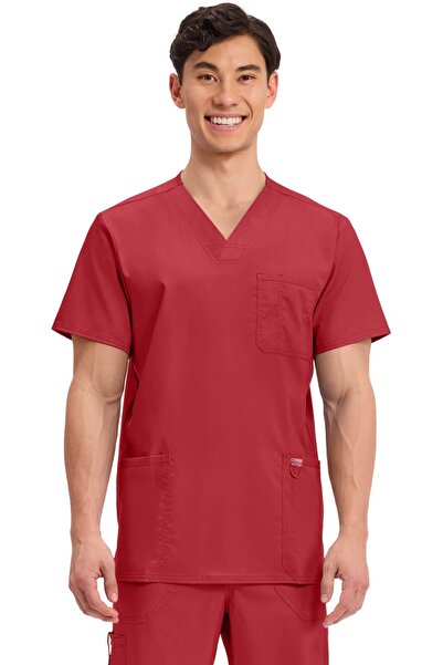Cherokee UNIFORMS Ανδρική Ιατρική Μπλούζα Cherokee WW670 Κόκκινο L