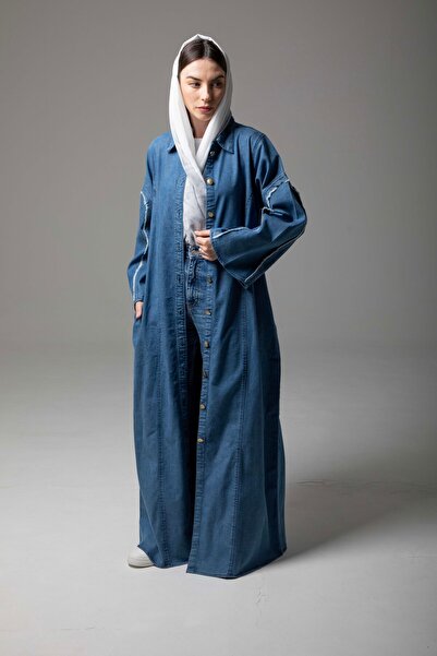 Xara VS Urban Modest – Denim Coat Abaya