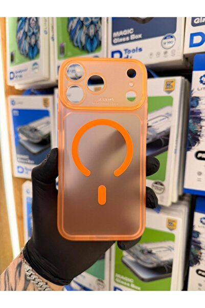 SOYLU MİX İphone 17 Pro Max Lens Korumalı Mat Şeffaf Slim Model Magsafe Hızlı...