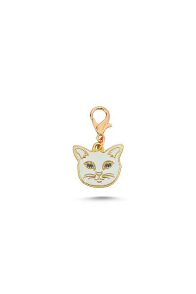 Dalis Ankara Cat Gold Plated Enamel Accessory