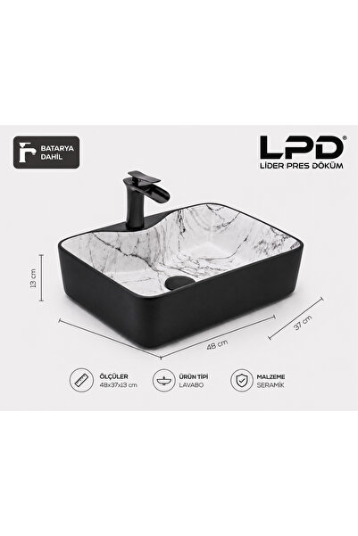 LPD LİDER SERAMİK LAVABO