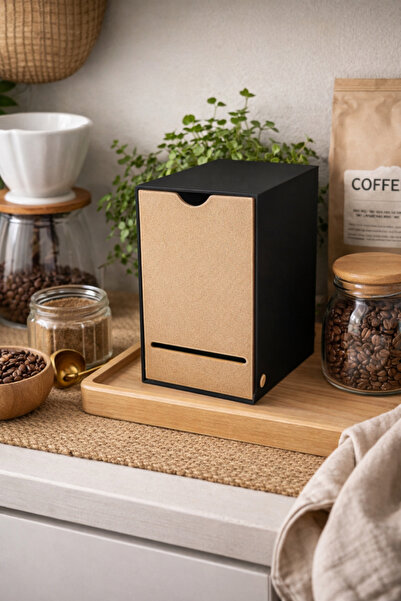 box3Dstore 3D Baskı Kahve Köşesi Saklama Kutusu | Poşet Çay, Kahve Filtresi, ...