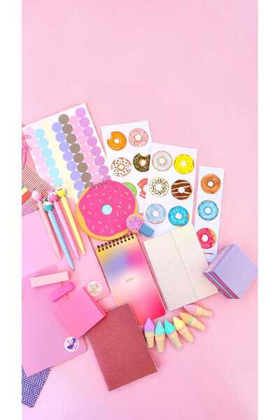 Uzimi Concept Store Uzimi Donut Box (Konsept Kırtasiye Seti)