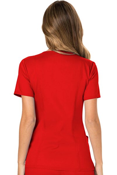 Cherokee UNIFORMS Bluză medicală Cherokee WW610 pentru femei, roșu, L