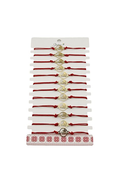 OEM Bratara bijuterie Martisor decorativ pentru femei, Pachet 12 bucatele, Sn...
