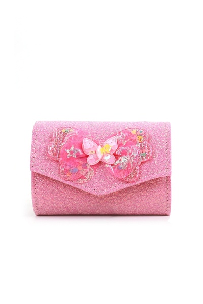 Bidani - Sparkly Butterfly Flap Wallet – Glitter Mini Purse - Lavender, Blue,...