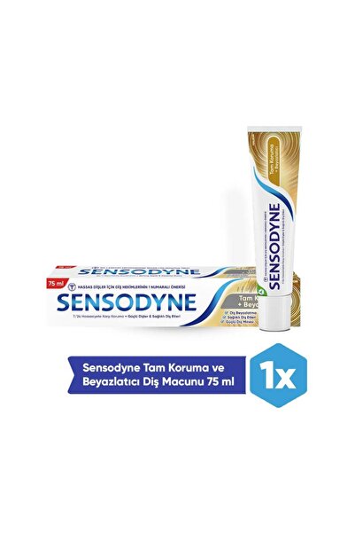 Sensodyne Tam Koruma ve Beyazlatıcı Diş Macunu 75 ml