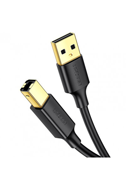 Ugreen Кабел за принтер US135, USB-A - USB-B, 3м, Черен