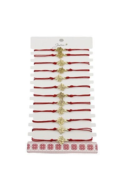 OEM Bratara bijuterie Martisor de 1 Martie pentru femei, Rosu aprins, Serie 1...