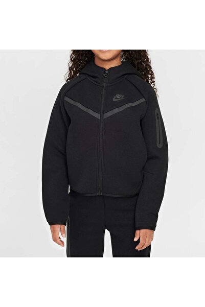 Nike G Nsw Tch Flc Hd Fz Ls - Pd