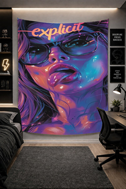 THEMODERNHANE Ύφασμα με μοντέρνο σχέδιο για τοίχο Αισθητική διακόσμηση κρεβατ...