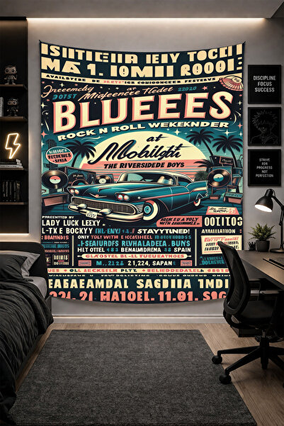 THEMODERNHANE Ύφασμα με μοντέρνο σχέδιο για τοίχο Αισθητική διακόσμηση κρεβατ...