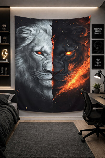 THEMODERNHANE Ύφασμα με μοντέρνο σχέδιο για τοίχο Αισθητική διακόσμηση κρεβατ...