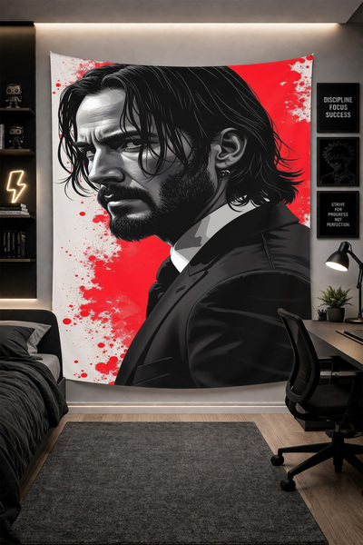 THEMODERNHANE Ύφασμα με μοντέρνο σχέδιο για τοίχο Αισθητική διακόσμηση κρεβατ...