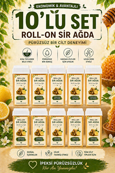 Roll-On Sir Ağda 10’lu Set | Ekonomik & Avantajlı Paket