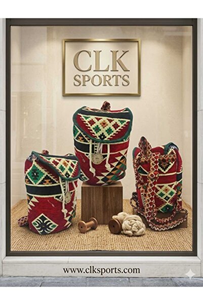 CLK SPORTS Anatolian Carpet Hand Made Design Backpack - Saddlebag