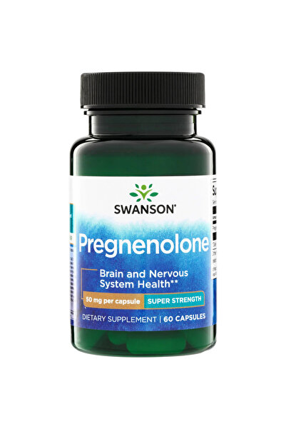 SWANSON Pregnenolone 50 mg 60 Kapsül