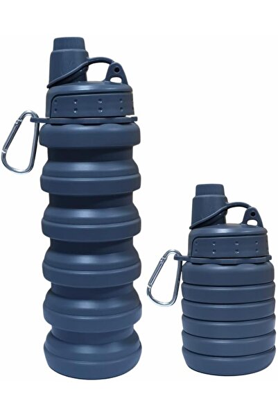 ARTC Silicone Collapsible Water Bottles, 500ml Portable Foldable Expandable W...