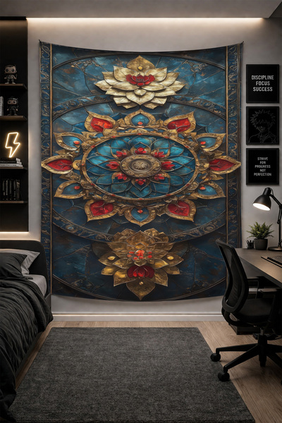 THEMODERNHANE Ύφασμα με μοντέρνο σχέδιο για τοίχο Αισθητική διακόσμηση κρεβατ...