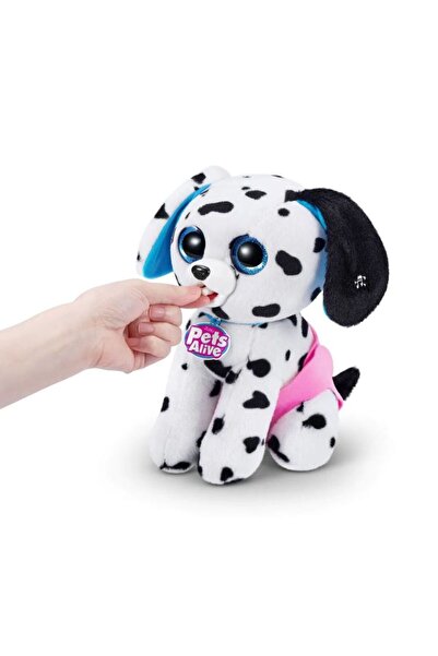 Pets Alive - Jucărie interactivă de pluș cățeluș cu accesorii surpriză, Căței care fac caca