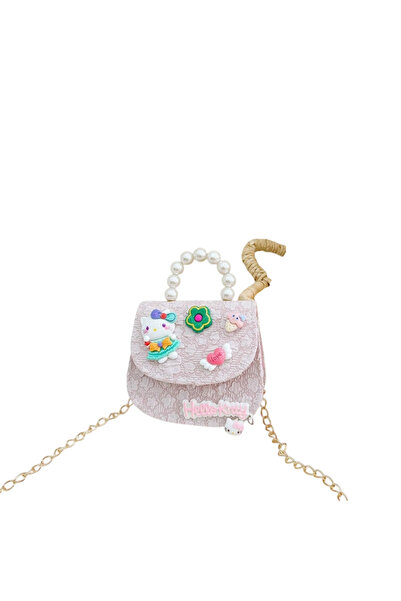 Bidani - Pearl Handle Character Handbag - Multicolor