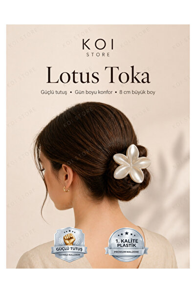 Koi Store Beyaz Sedefli Lotus Toka