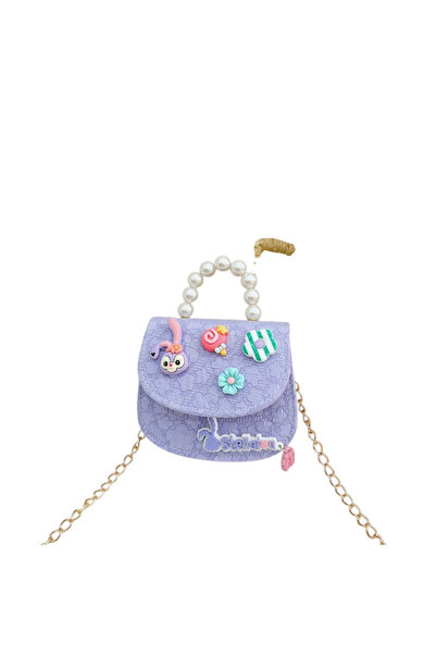 Bidani - Pearl Handle Character Handbag - Multicolor