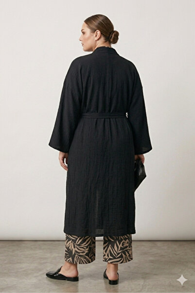 CNG MODA Aerobin Geniş Kollu Oversize Kimono