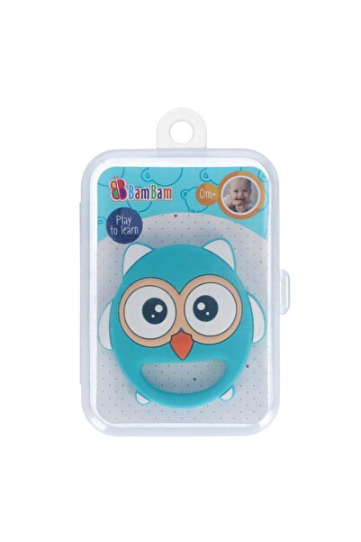 Bambam Jucarie pentru dentitie, BamBam, Bufnita, Albastru