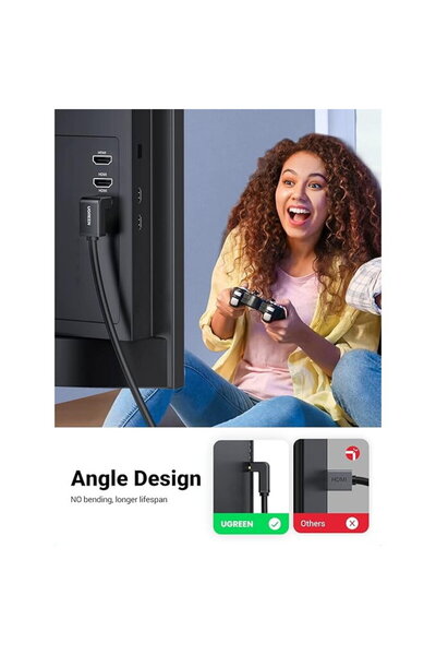 Ugreen Cablu Video HDMI la HDMI 4k@30Hz, 2m - (10173)