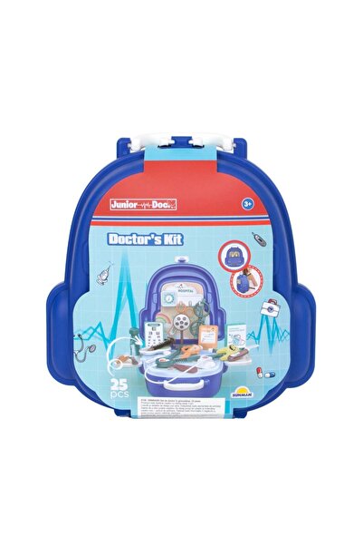 Junior Doc Set de joaca in gentuta, Junior Doc, Doctor Kit, 25 piese