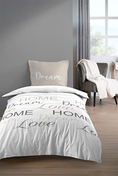 Stof Bedding Set 140 x 200 cm - Beige, Homelove Collection, 100% cotton, 1 pi...