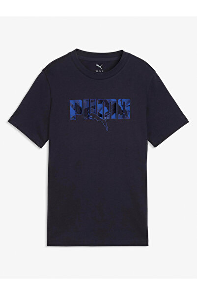 Puma تي شيرت vy Blue Essential Logo Lab Story 2