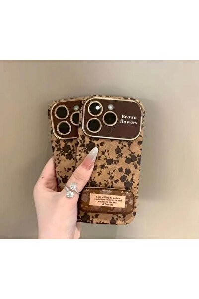FİŞNEİLETİŞİM İPHONE 16 PROMAX UYUMLU DERİ GÖRÜNÜMLÜ STAND ÖZELLİKLİ KILIF